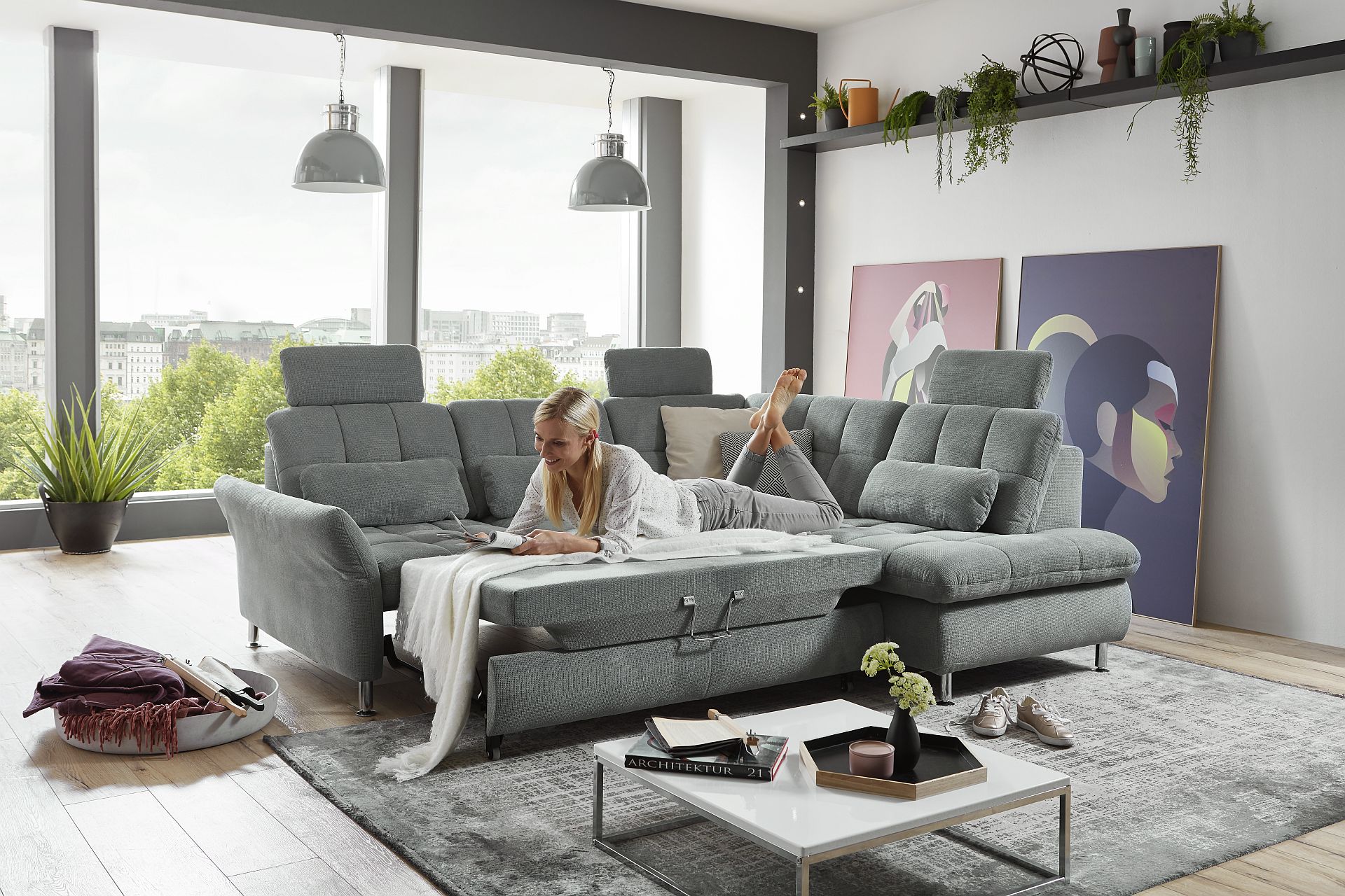 Kvalitn sedacie spravy rozkladacie - model CALETTA
